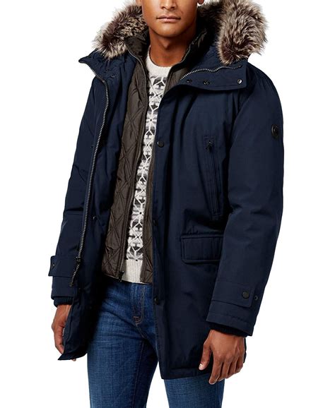 michael kors body warmer mens|michael kors coats for men.